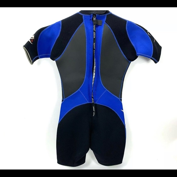 U.S. Divers Shorty Wetsuit Mens SzS Back Zipper - Picture 4 of 11